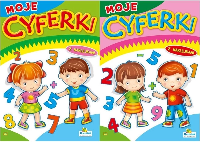 Omalovánky Moje číslice A4 s nálepkami