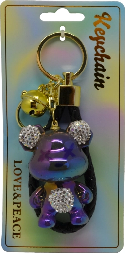 Přívěsek na klíče duhový myšák