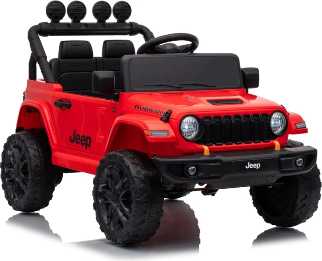 Dětské elektrické auto Jeep Rubicon 24 V červené