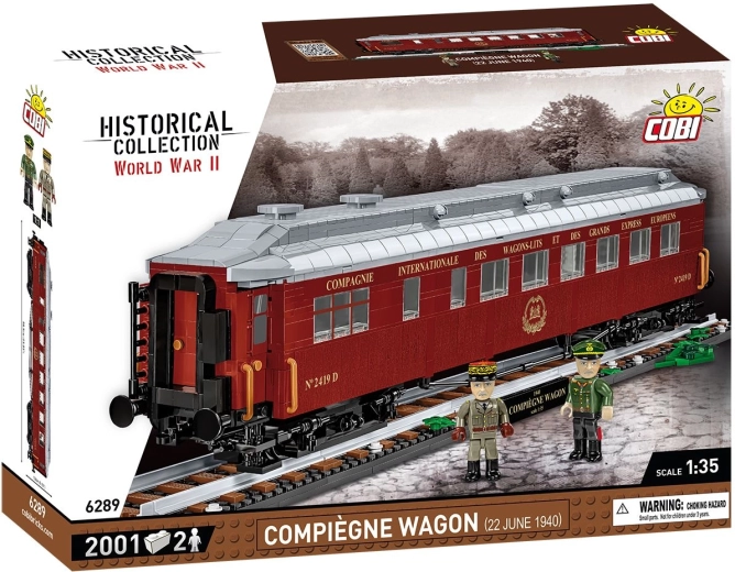 COBI historický vagón Compiègne 22. června 1940 1:35