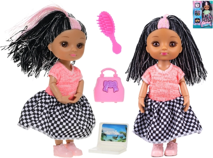 Panenka 15,5 cm s doplňky