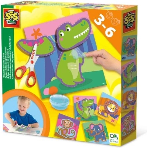 SES Creative učím se stříhat a lepit – zvířátka