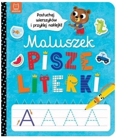 Maluszek píše písmenka – poslouchej říkanky