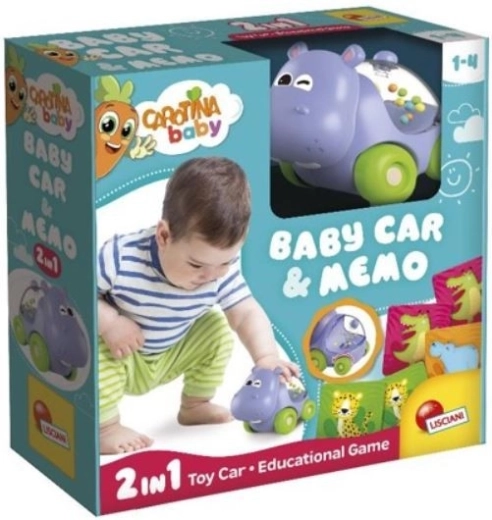 Autíčko hrošík s paměťovou hrou – CAROTINA Baby
