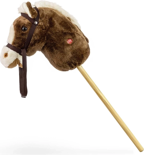 Milly Mally hobby kůň na tyči tmavě hnědý - 1 kus