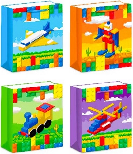 Dárková taška velikost L – mix vzorů