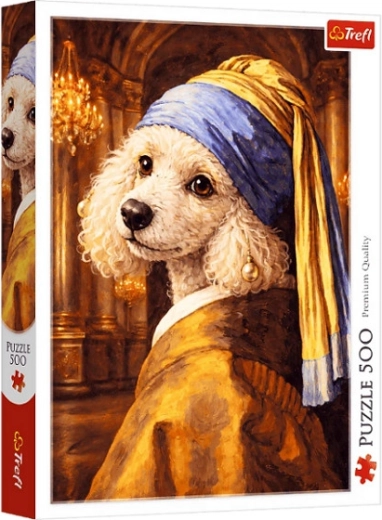 Puzzle 500 dílků Pudel s perlou