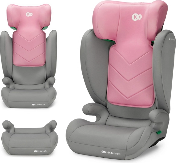 Kinderkraft i-Spark i-Size autosedačka 100–150 cm růžová