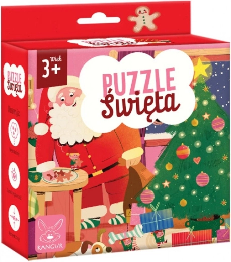 Puzzle Vánoce pro děti od 3 let