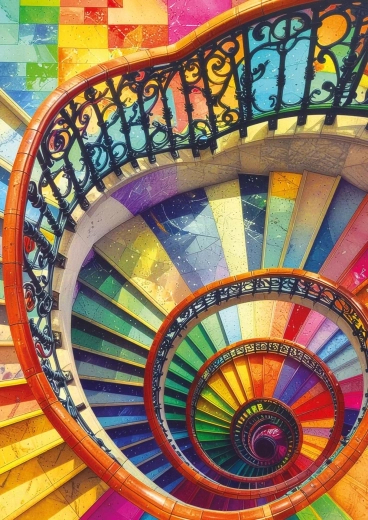 Puzzle Žebřík lásky 500 dílků