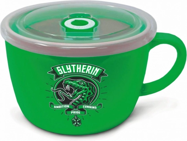 Keramická miska s víčkem Zmijozel - Harry Potter