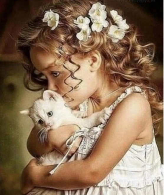 Diamantové malování Něžné přátelství 30 × 40 cm