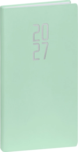 Notique kapesní diář Ponza 2027 mentolový 9 × 15,5 cm