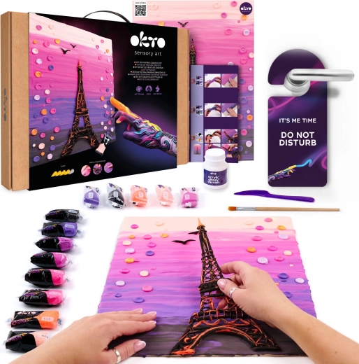 Okto výtvarný set malování hmotou Paris 30 × 40 cm