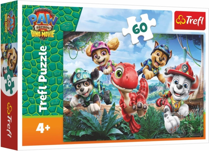 Puzzle Tlapková patrola Paw Patrol Dino Movie dinosauří záchrana 60 dílků