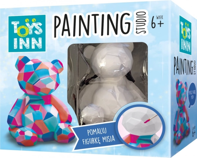 Sada na malování – sádrová figurka medvídka