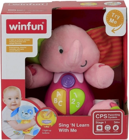 Smily Play plyšový mazlíček slůně mluvící polsky