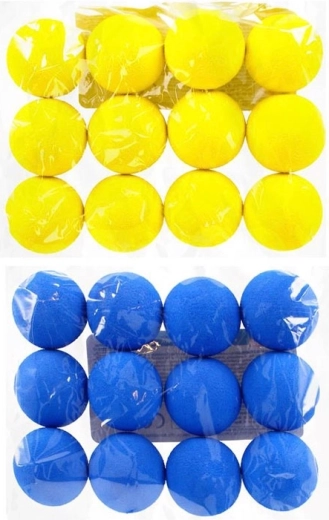 Pěnové míčky sada 12 ks