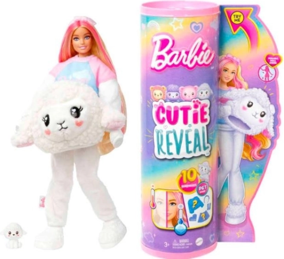 Barbie Cutie Reveal cosy cute tees panenka ovečka
