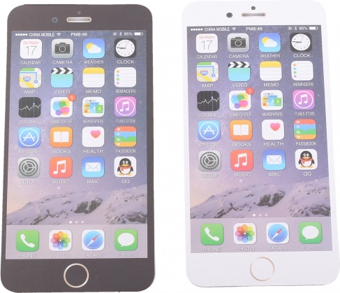 Linkovaný notes iPhone tvar, 50 stran, 7,8 × 16 cm