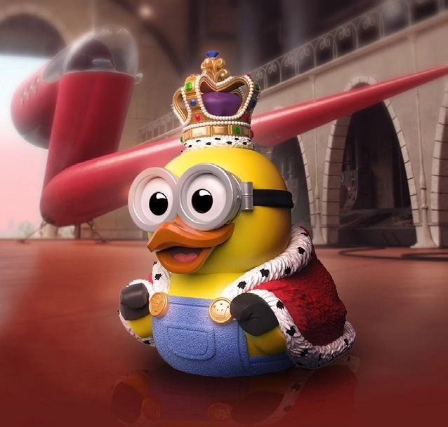 Sběratelská kachnička TUBBZ – Mimoni Král Bob (první edice)