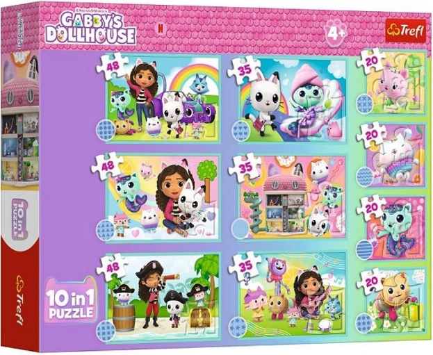 Puzzle 10 v 1 Gabby a její svět