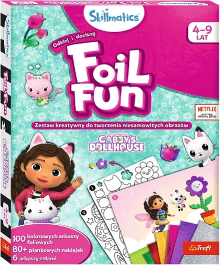 Skillmatics Gábinin kouzelný domek – kreativní sada s fóliemi (Foil Fun)