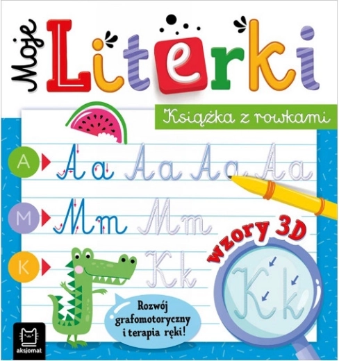 Moje literki – kniha s drážkami a 3D vzory