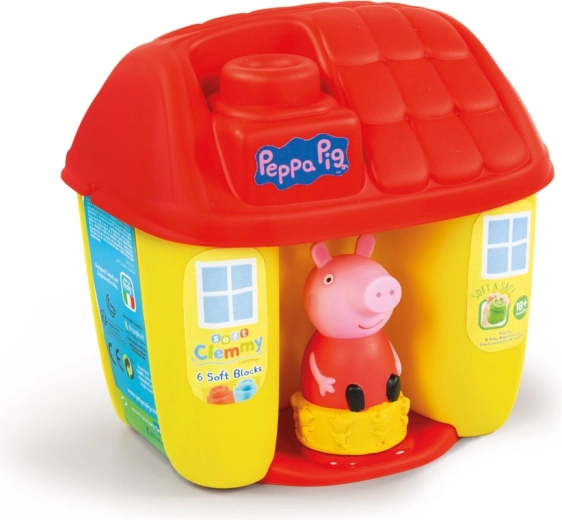 Clemmy baby Peppa Pig kyblík s měkkými kostkami