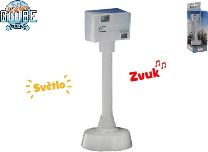 Kids Globe Traffic dětský rychlostní radar 12 cm se světlem a zvukem