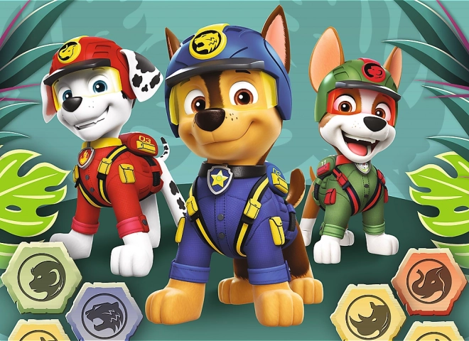 Puzzle miniMAXI PSI PATROL v lese 20 dílků 3+ Trefl