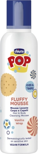 Chicco pěnový gel na tělo a vlasy Pop Vanilla 200 ml