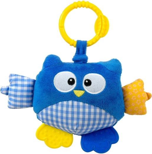 Plyšová závěsná hračka Sovička Cutie owl modrá