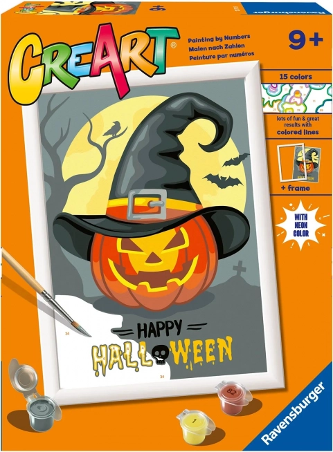 Creart happy halloween malování podle čísel