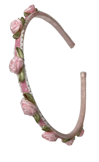 Dívčí čelenka z bižuterie v pestrých barvách