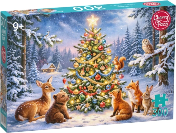 Cherry Pazzi puzzle Vánoce v lese 300 dílků