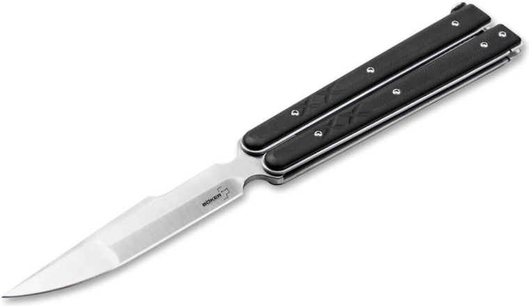 Böker Plus Balisong tactical big – taktický zavírací motýlkový nůž