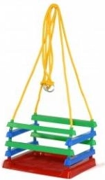 Plastová houpačka s bezpečnostními zábranami