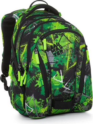 Bagmaster studentský batoh BAG 23 A zeleno-černý