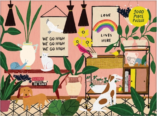 Puzzle Tady žije láska 1000 dílků GALISON