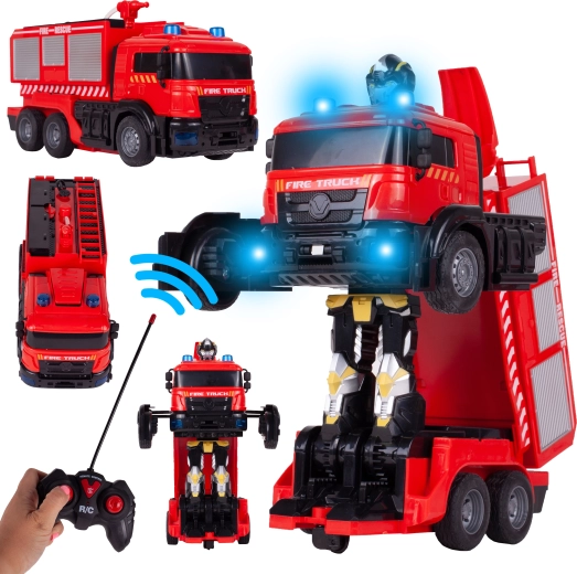 RC transformující robot hasiči