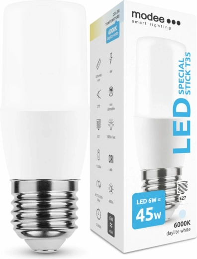 Modee Smart Lighting LED žárovka T35 E27 6 W studená bílá
