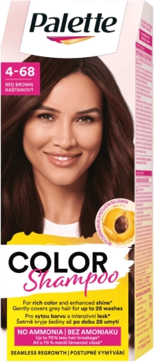 Palette Color Shampoo 4-68 kaštanový 50 ml