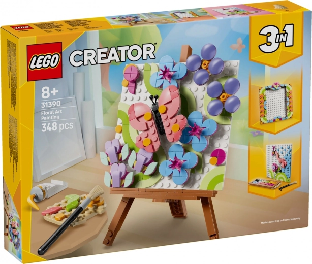 LEGO Creator dekorativní obraz s květinami 3 v 1