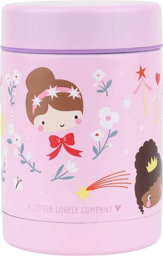 A Little Lovely Company izolovaná nerezová nádoba na jídlo princezny 300 ml