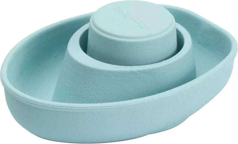 PlanToys gumová loďka modrá - 1 kus