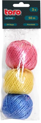 Provázek pro balení 50 m, sada 3 ks