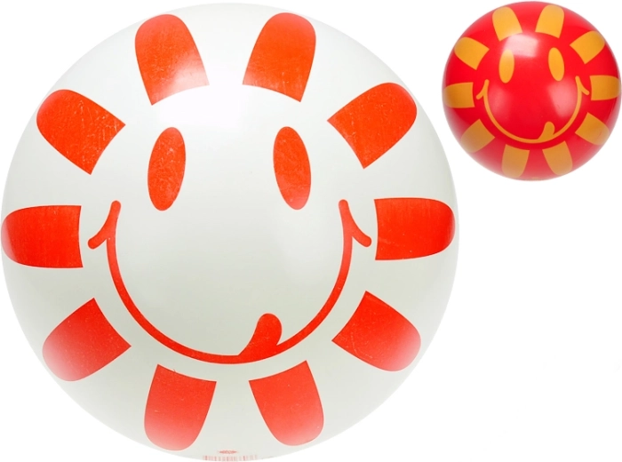 Dětský gumový míč s květinovým motivem 23 cm