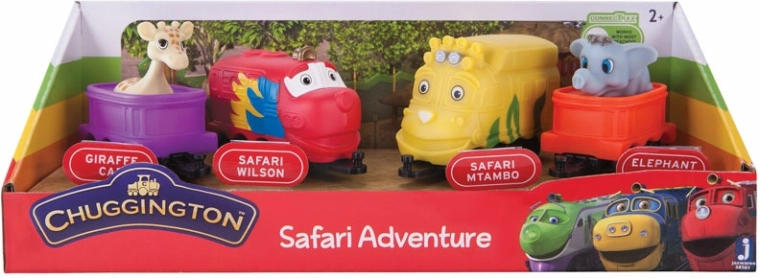 Chuggington sada vláčků Safari park (4 ks)