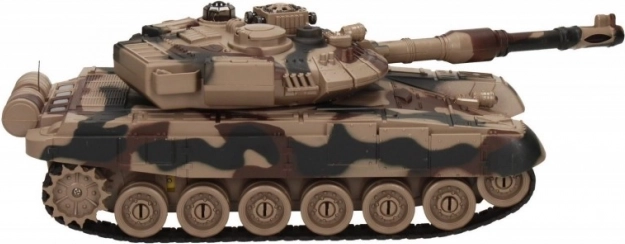 RC tank T-90 se zvukem a střelbou, sada s bateriemi